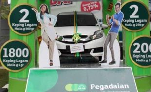 Pegadaian Tawarkan Undian 24 Mobil dan 12,5 Kg Emas