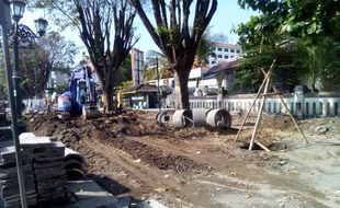 PENATAAN MALIOBORO : H-7 Lebaran, Pengecoran Beton Harus Selesai