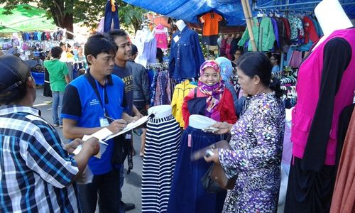 PKL SOLO : Pedagang Sunday Market Tak Lagi Ditarik Uang Kebersihan