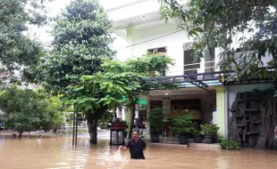 BANJIR SOLO : Rumah Pribadi Wali Kota Solo Terendam Banjir, Begini Kondisinya