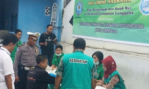 MUDIK LEBARAN 2016 : Polres Ngawi Temukan Kondektur Positif Amfetamin