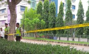 FOTO TEROR SEMARANG : Begini Tegangnya Gereja Holy Stadium