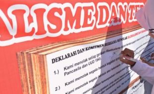 FOTO PENANGGULANGAN TERORISME : Begini Cara Semarang Tolak Radikalisme...