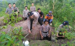 LEBARAN 2016 : Polres Pacitan Amankan 4 Lokasi Pembuatan Mercon Pendam, Ini Lokasinya