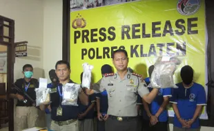 NARKOBA KLATEN : Polisi Bongkar Jaringan Narkoba Kelompok Napi LP Klaten dan Sragen