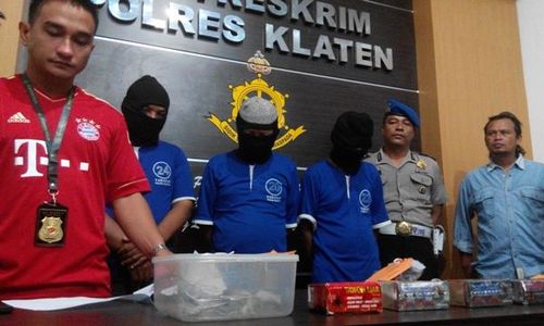 PENCURIAN KLATEN : Polisi Tangkap Komplotan Pencuri Truk Bermodus Membius Korban