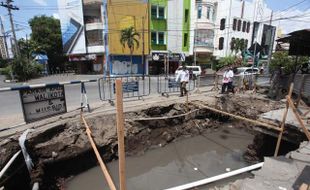 INFRASTRUKTUR SOLO : Tahun Depan Pemkot Perbaiki 10 Lokasi Drainase