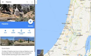 Inilah Kronologi Google Maps Hapus "Palestina" dari Peta Dunia