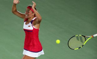 OLIMPIADE 2016 : Tekuk Kerber, Monica Puig Raih Emas Cabang Tenis