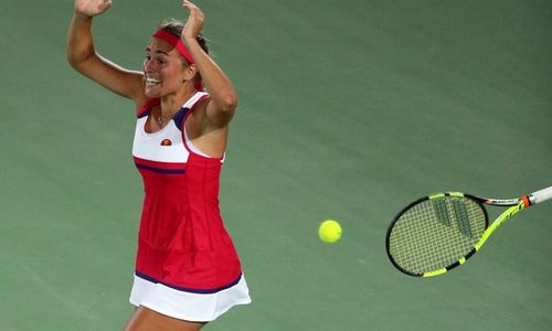 OLIMPIADE 2016 : Tekuk Kerber, Monica Puig Raih Emas Cabang Tenis