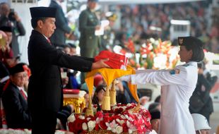 HUT RI : Inilah Nilam Sukma Pawening, Sang Pembawa Bendera Merah Putih