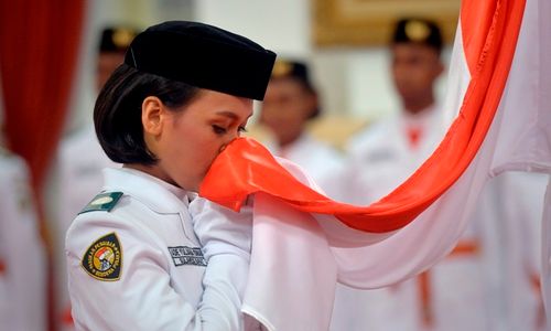 Terbatas! Upacara 17 Agustus di Alun-Alun Karanganyar Hanya Diikuti 350 Orang