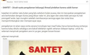 KISAH MISTERI : Santet, Cerita Horor Penerus Keluarga Tak Kasatmata