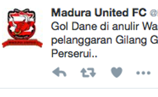 ISC A 2016 : PERSERU VS MADURA UNITED : Gol Madura United Dianulir, Skor Tetap 0-0