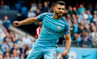 Tulang Rusuk Retak, Aguero Bakal Absen 6 Pekan