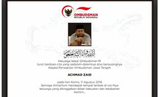 KECELAKAAN DEMAK : Tragis, Kepala Ombudsman Jateng Tewas Tak Jauh dari Rumah