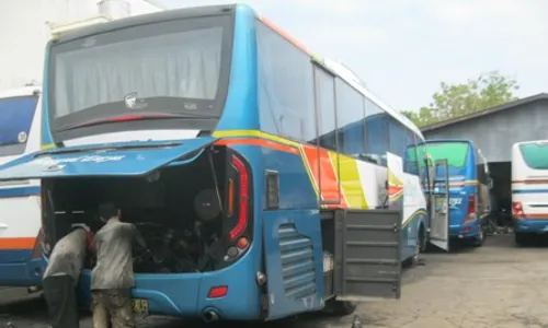 TRANSPORTASI WONOGIRI : Nasib PO Bus, Penumpang Tergerus dan Terjepit Bus Mentereng