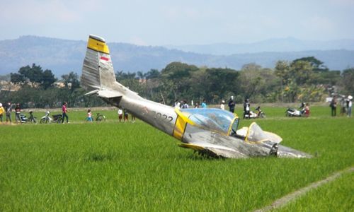 PESAWAT JATUH : Begini Kondisi Korban Luka Pesawat Latih Jatuh