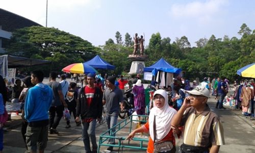 PKL SOLO : Penghitungan Lapak Kosong Sunday Market Dilakukan Pedagang