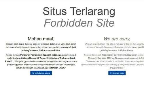 Situs Portal Piyungan dkk Diblokir, Kemenkominfo Dituding Sewenang-Wenang