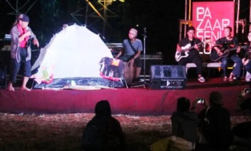 PAZAAR SENI : Wayang Tenda dan Wayang Dongeng Ramaikan TBRS Semarang