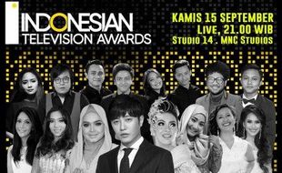 INDONESIAN TELEVISION AWARDS 2016 : Tayang Malam Ini, Berikut Nominasinya