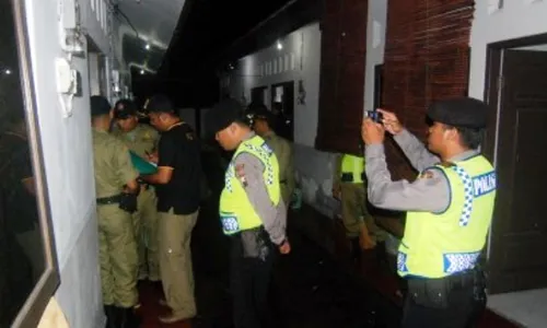 FOTO RAZIA SEMARANG : Rumah Kos di Ungaran Dirazia Satpol PP