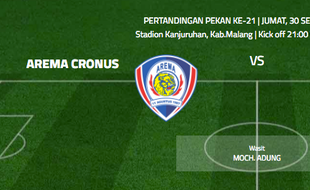 ISC A 2016 : AREMA CRONUS VS MITRA KUKAR : Naga Mekes Pilih Cuek