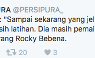 ISC A 2016 : Greg Diklaim Milik Persija, Ini Kata Manajemen Persipura