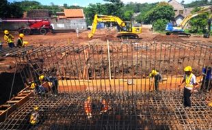 Foto Tol Semarang-Batang Lahannya Baru 28,39%