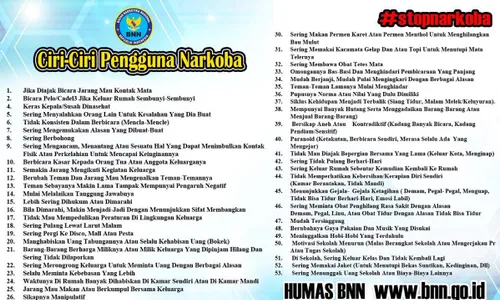 TRENDING SOSMED : Begini Kocaknya Netizen Tanggapi #CiriPenggunaNarkoba versi BNN