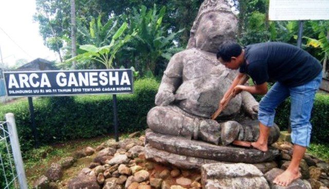 Kisah Arca Mistis Ganesha di Kepurun Klaten, Hilang Dicuri tapi Kembali Lagi