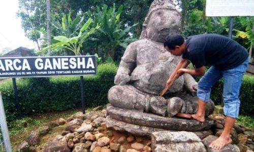 Kisah Arca Mistis Ganesha di Kepurun Klaten, Hilang Dicuri tapi Kembali Lagi