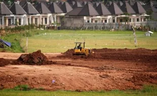 FOTO PERTANIAN JATENG : Sawah Semarang Tergerus Perumahan