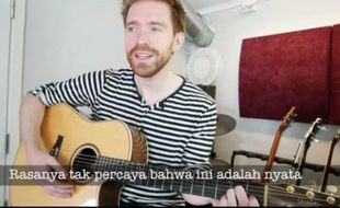 Kepincut Makanan Indonesia, Bule Norwegia Bikin Lagu Nasi Padang