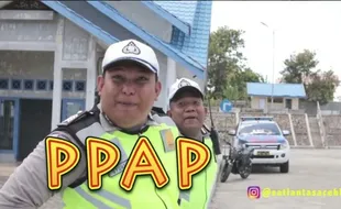 TRENDING SOSMED : Parodi Kocak PPAP Satlantas Aceh Besar Tuai Simpati