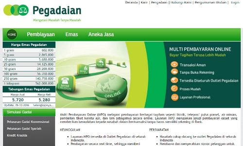 INFO PEGADAIAN : Tak Punya Rekening Bank, Bayar Listrik, Pulsa Hingga PDAM Tak Lagi Pusing