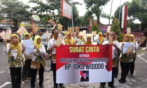 KEPEGAWAIAN KARARANGANYAR : Tenaga Honorer Ramai-Ramai Surati Jokowi