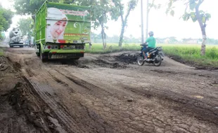 INFRASTRUKTUR SRAGEN : 103,98 Km Jalan di Sragen Rusak Berat