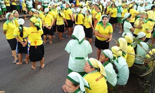 UNJUK RASA KARANGANYAR : Pabrik Rokok Menara Berkomitmen Tingkatkan Layanan Kesehatan Buruh