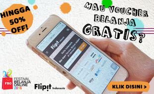 Festival Belanja Online Flipit Bikin Kantong Tak Kempes