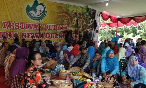 FESTIVAL BUDAYA DI KULONPROGO : Makan Bersama di Kembul Sewu Dulur