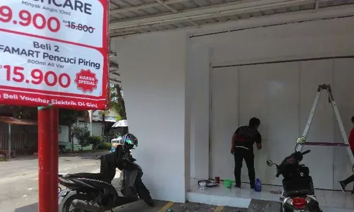 LEDAKAN SOLO : Warga Dengar Suara Ledakan di Alfamart Dawung