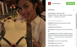 Netizen Salah Fokus Lihat Kue Tart Ariel Tatum