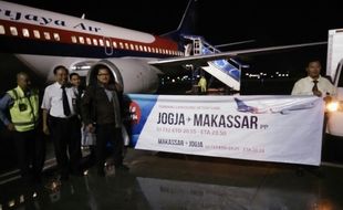 RUTE BARU PENERBANGAN : Sriwijaya Air Tambah Rute Penerbangan Jogja-Makassar