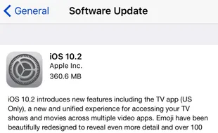 OS TERBARU : Apple Resmi Rilis IOS 10.2.1