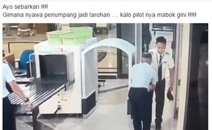 TRENDING SOSMED : Ini Video Pilot Diduga Mabuk