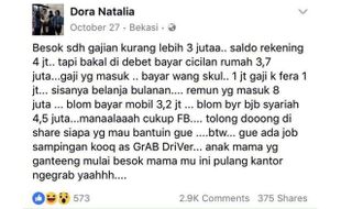 TRENDING SOSMED : Setelah Cakar Polisi, Status Dora Natalia Bahas Gaji Ikut Viral