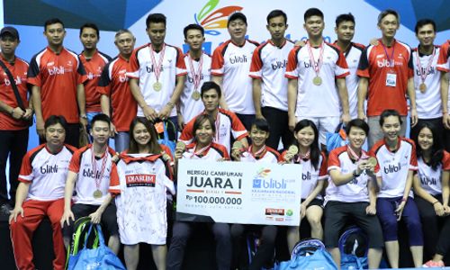 KEJURNAS BADMINTON 2016 : Jadi Juara, Ini Kunci Kemenangan Tim Djarum Kudus