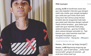 Young Lex Akhirnya Minta Maaf ke Iwa K